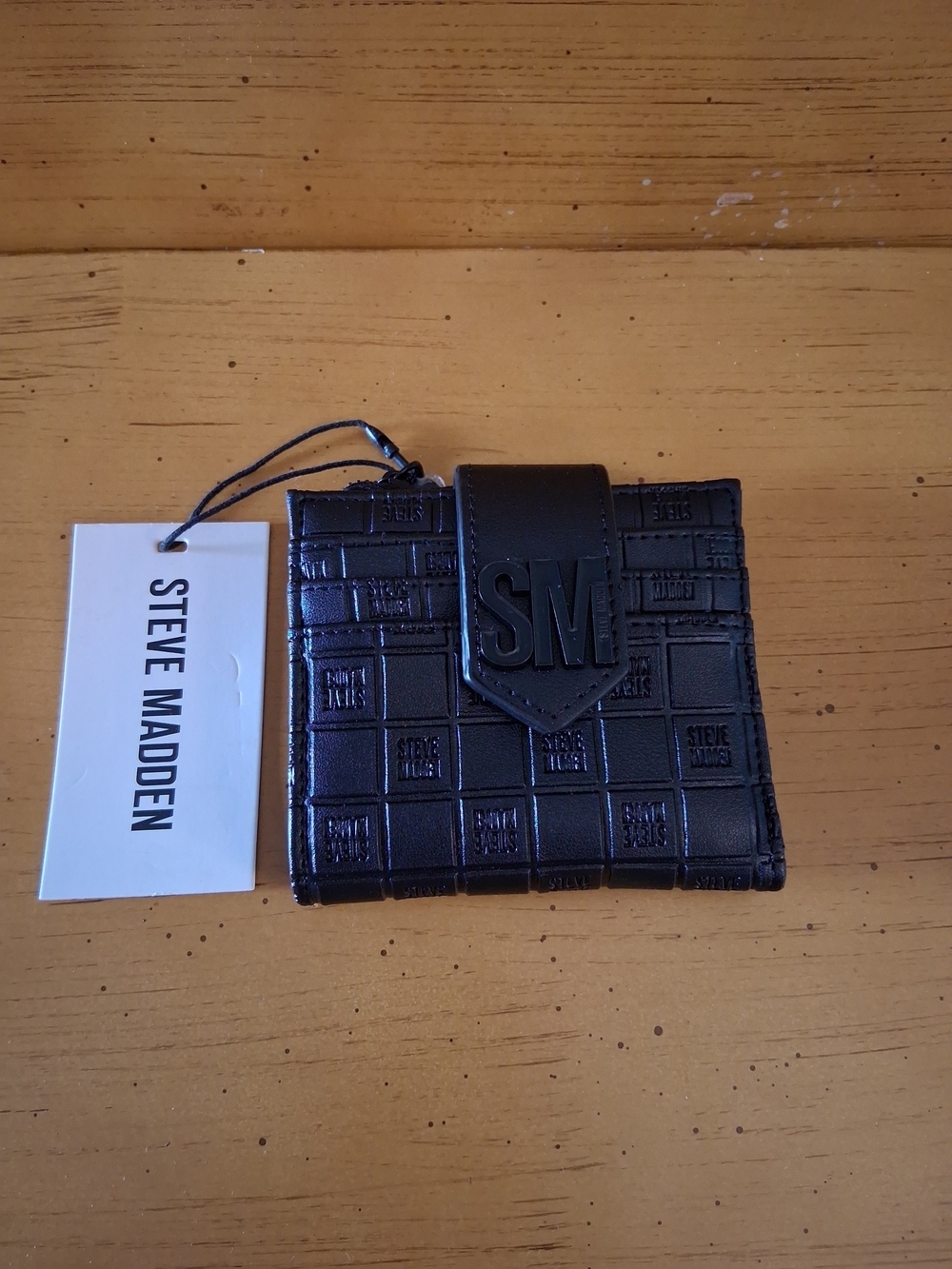 Steve Madden Black SM Wallet